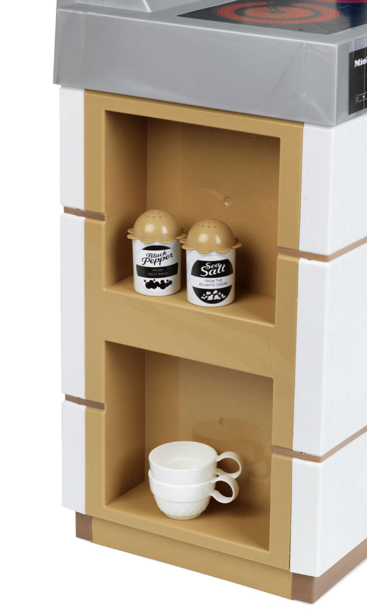 klein Miele Kinder-Spielküche Kücheninsel Salt & Pepper